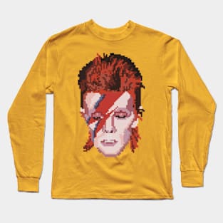 Pixel Art David Popstar Long Sleeve T-Shirt